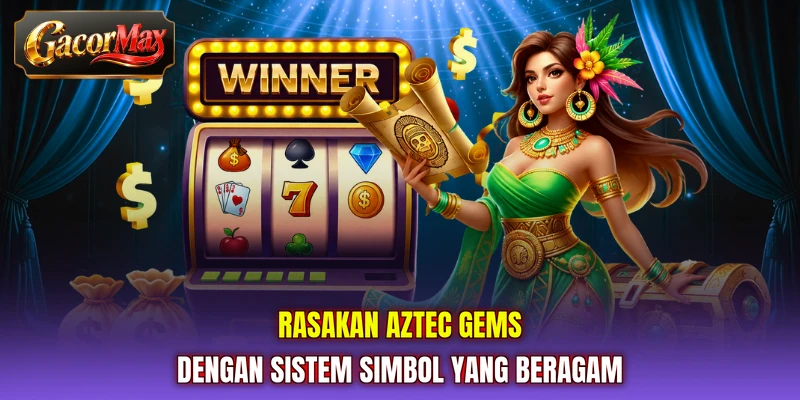 Rasakan Aztec Gems dengan sistem simbol yang beragam