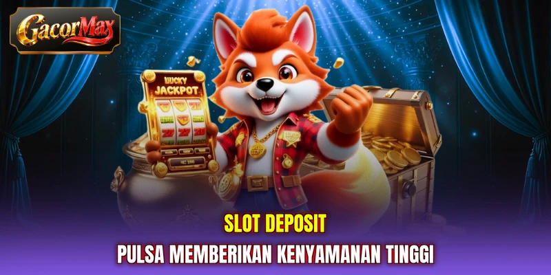 Slot deposit pulsa memberikan kenyamanan tinggi