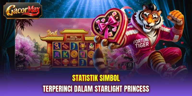 Statistik simbol terperinci dalam Starlight Princess